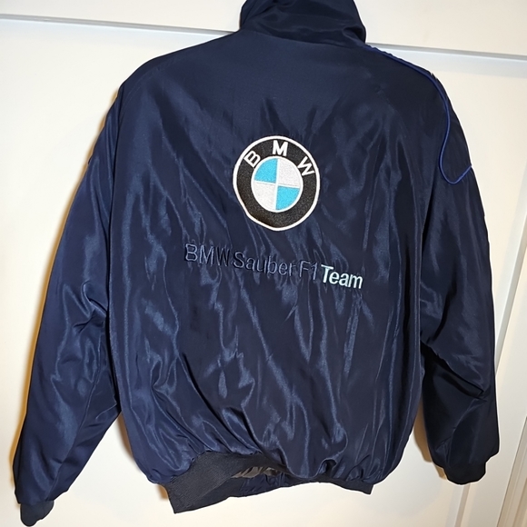 BMW | Jackets & Coats | Vintage Bmw Sauber F Racing Jacket Dell ...